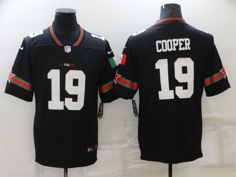 Men's Dallas Cowboys #19 Amari Cooper Black Player Game Jersey1 football jersey product view 1