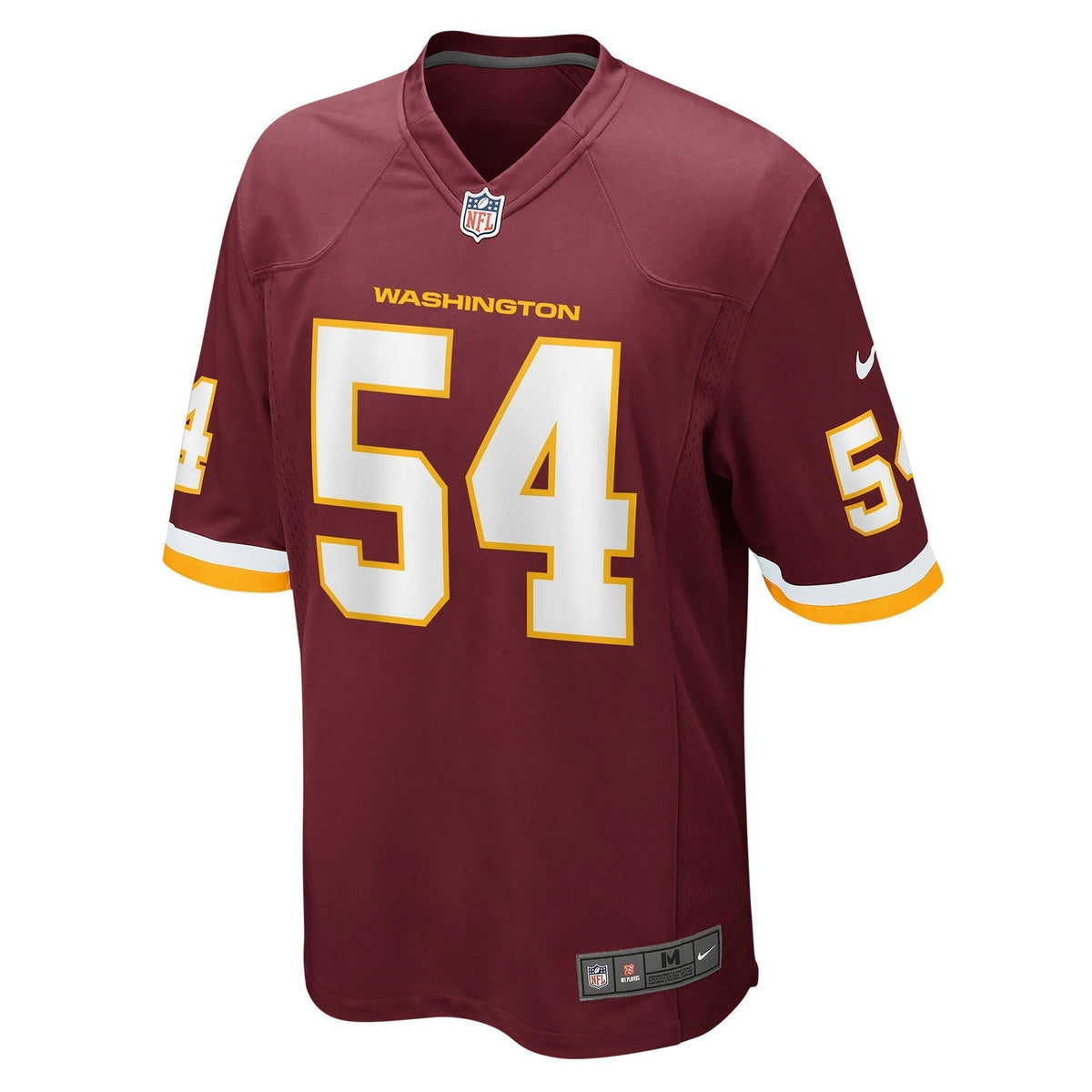 Camaron Cheeseman Washington Football Team Nike Game Jersey - Burgundy football jersey product view 2