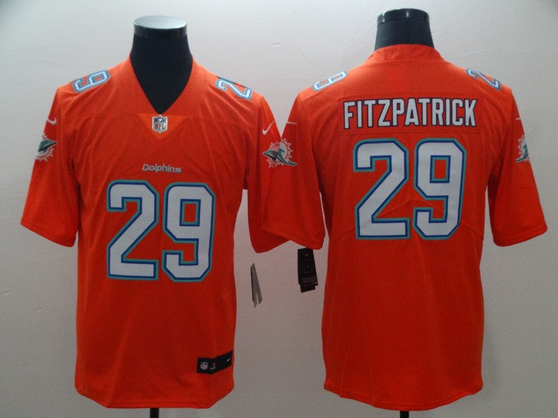 Men's Miami Dolphins Ryan Fitzpatrick #29 Orange Game Jersey1 football jersey product view 1