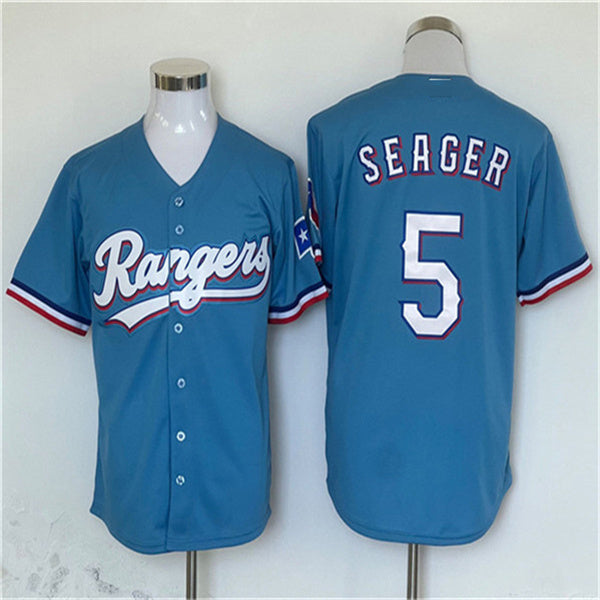 Los Angeles Dodgers #5 Corey Seager Blue Home Authentic Patch Jersey Baseball Jerseys baseball jersey product view 1