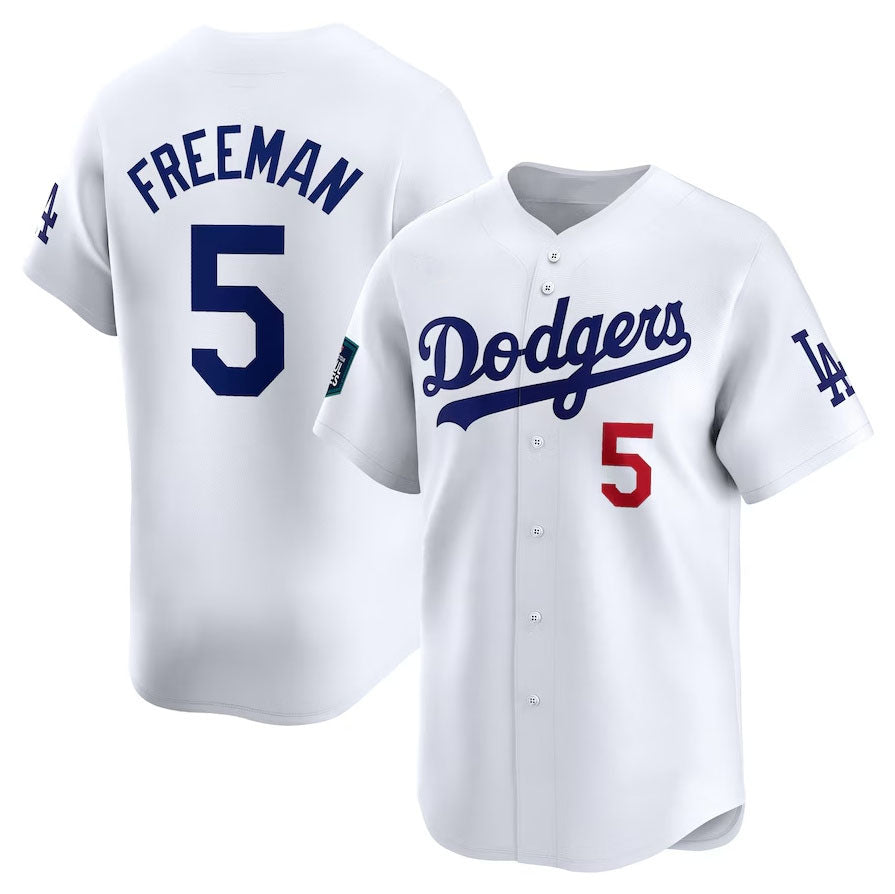 Los Angeles Dodgers #5 Freddie Freeman 2024 World Tour Seoul Series Home Limited Player Jersey - White Stitches Baseball Jerseys baseball jersey product view 1