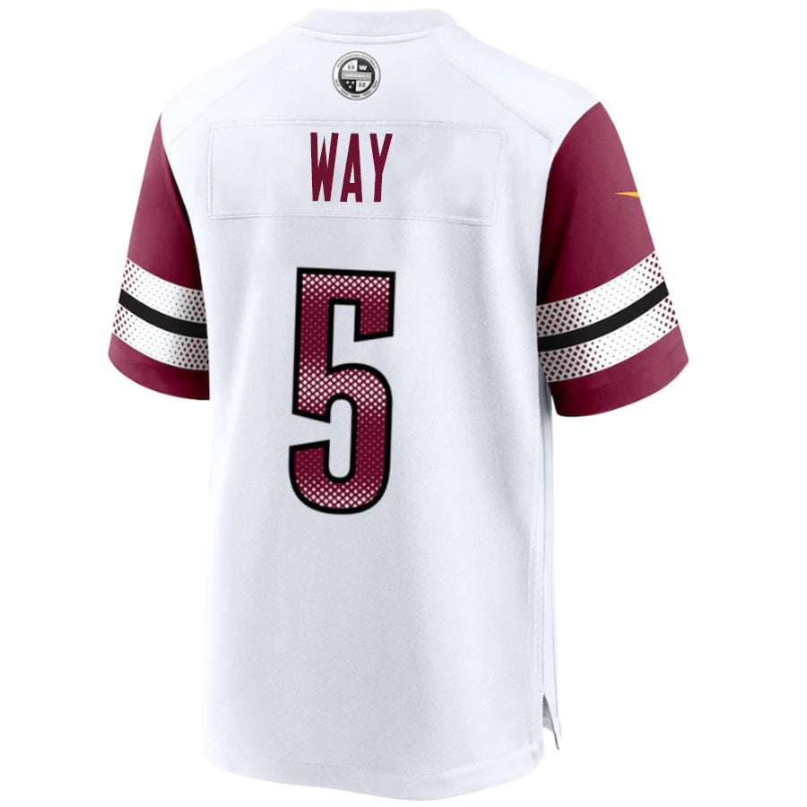 W.Commanders #5 Tress Way Player White Home Game Football Jerseys football jersey product view 1