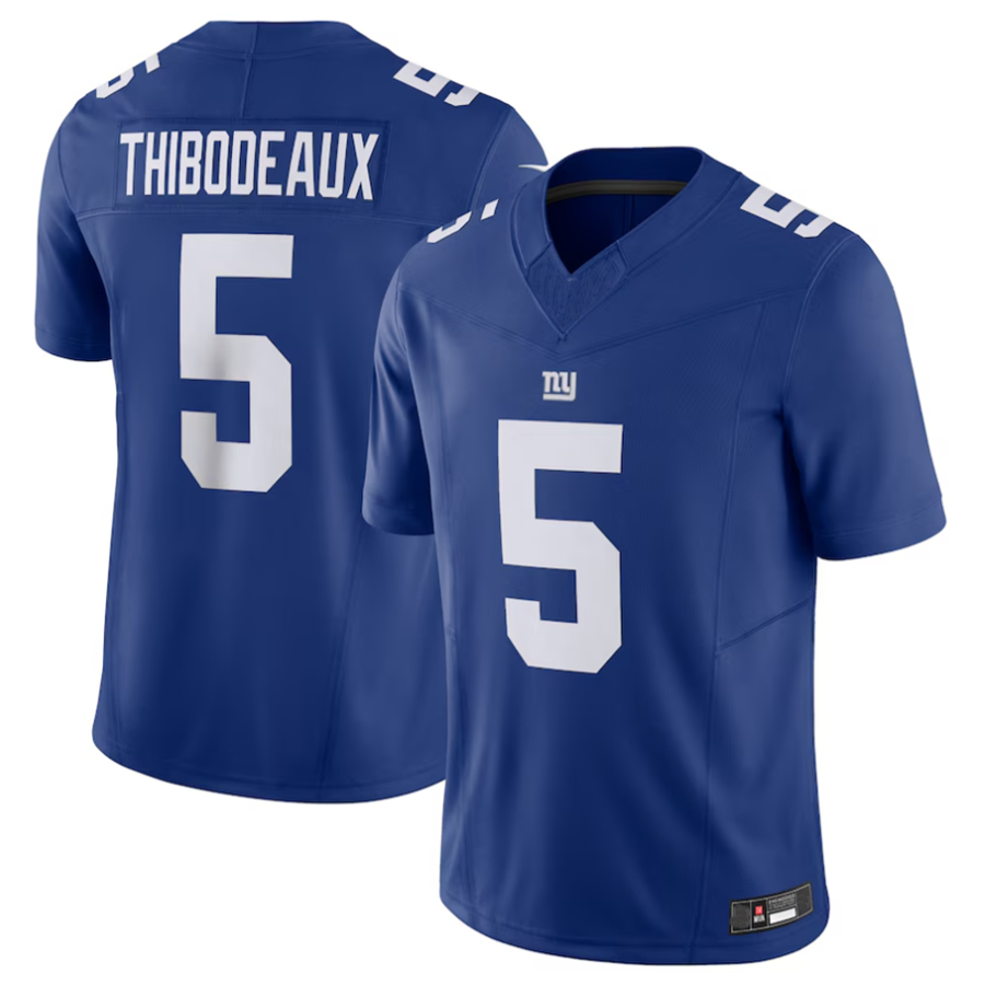 #5 Kayvon Thibodeaux Player NY.Giants Royal Vapor F.U.S.E. Limited Football Jerseys football jersey product view 2