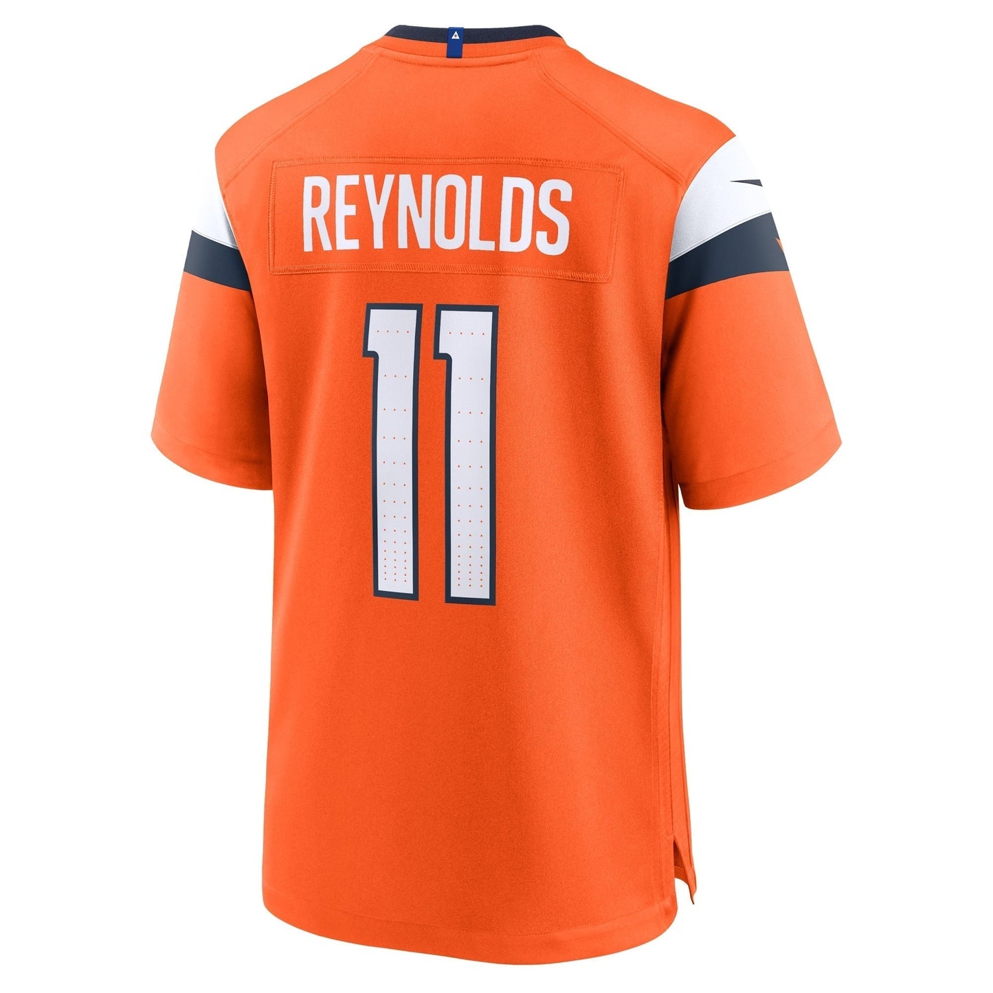Josh Reynolds Denver Broncos Nike Game Jersey - Orange football jersey product view 3