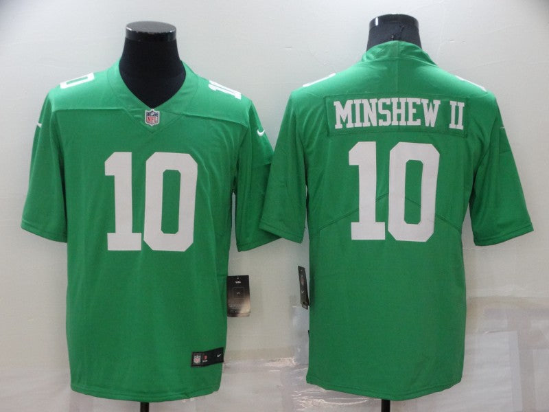 Men's Philadelphia Eagles Gardner Minshew II #10 Kelly Green Game Jersey1 football jersey product view 1