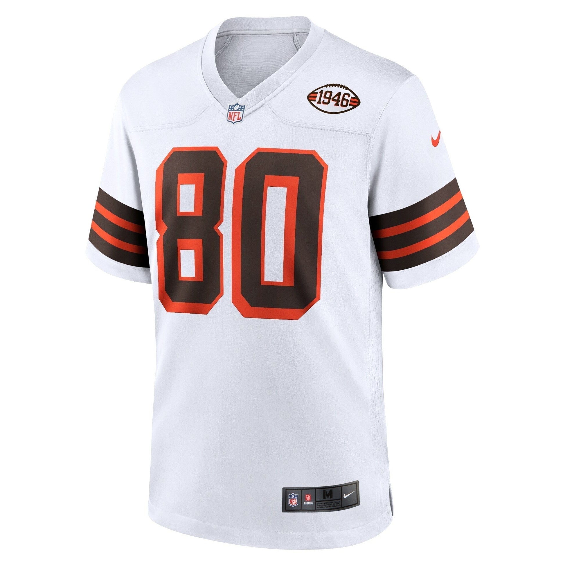 Jarvis Landry Cleveland Browns Nike 1946 Collection Alternate Game Jersey - White football jersey product view 2