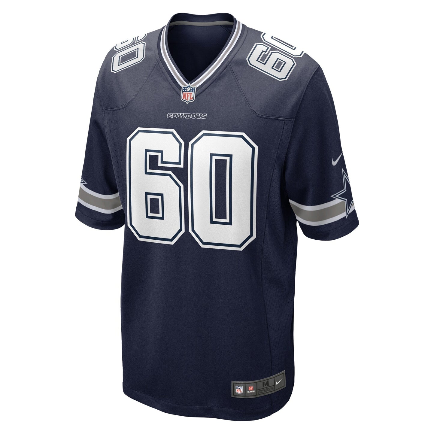 Tyler Guyton Dallas Cowboys Nike 2024 NFL Draft First Round Pick Game Jersey - Navy football jersey product view 2