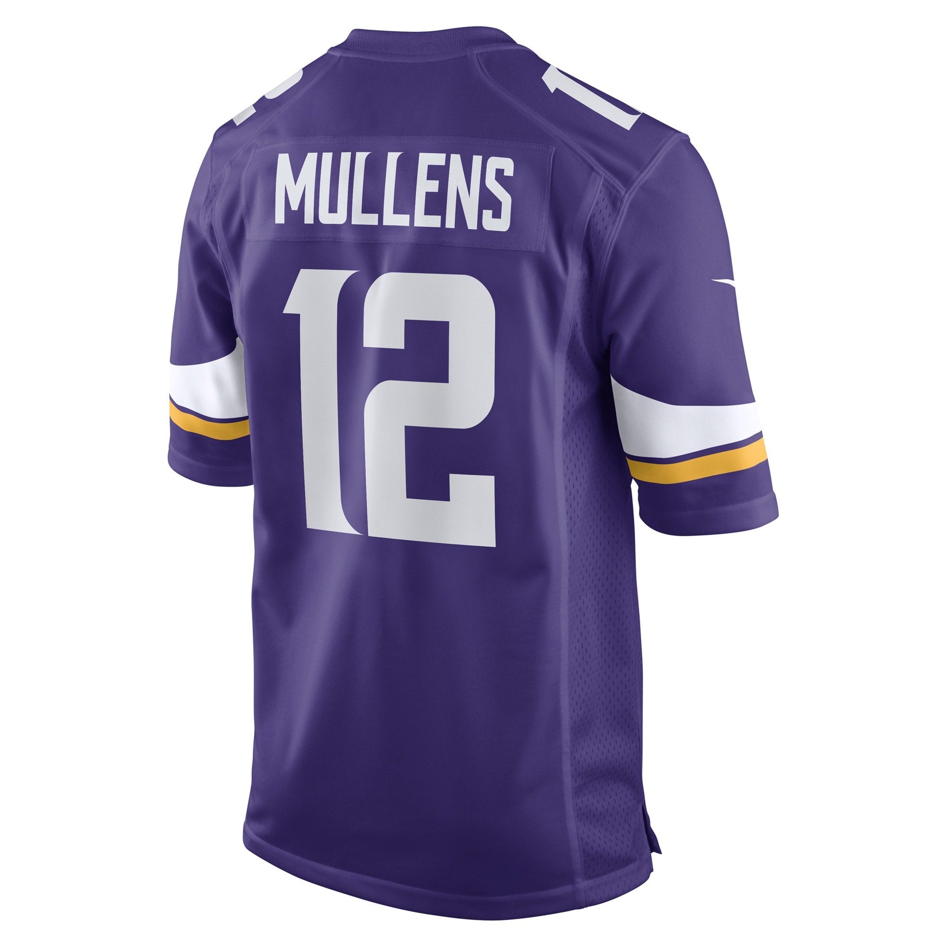 Nick Mullens Minnesota Vikings Nike Game Jersey - Purple football jersey product view 3