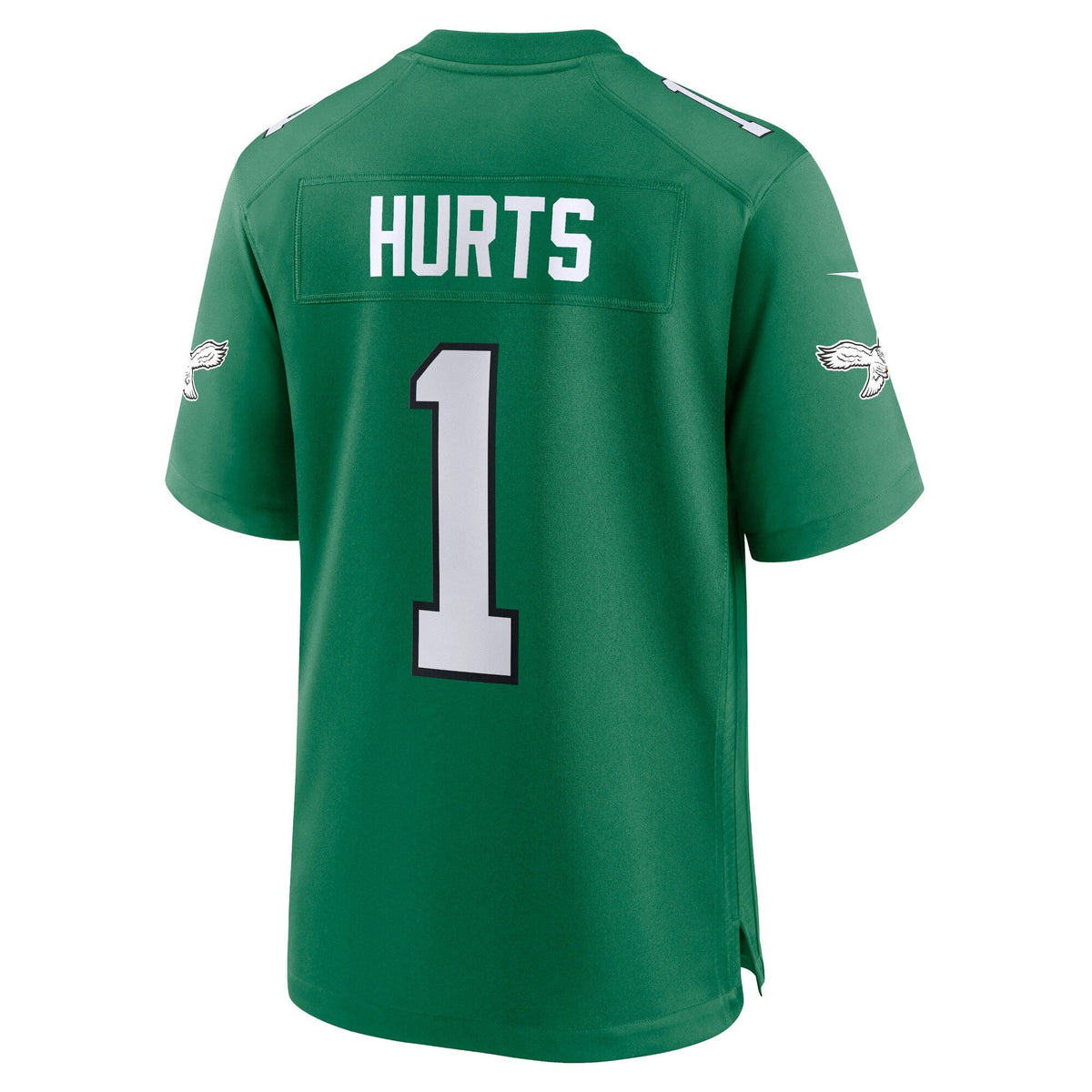 Jalen Hurts Philadelphia Eagles Nike Alternate Game Jersey - Kelly Green football jersey product view 3