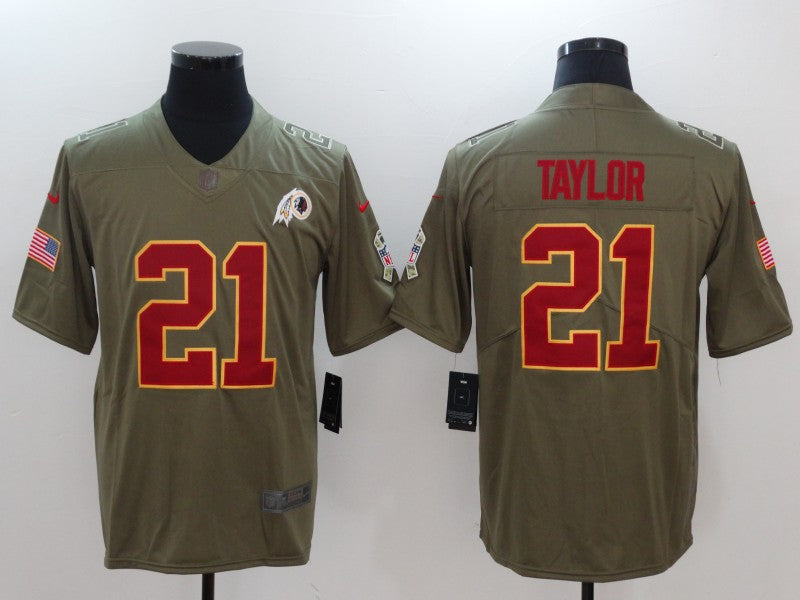 Men's Washington Commanders Sean Taylor #21 Brown Alternate Game Jersey1 football jersey product view 1