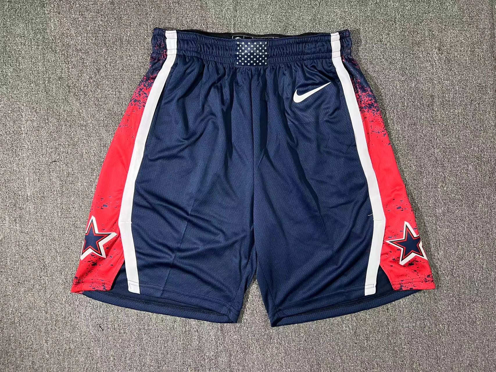 24 Olympics USA Team Dark Blue Shorts Fan Edition sports jersey product view 1