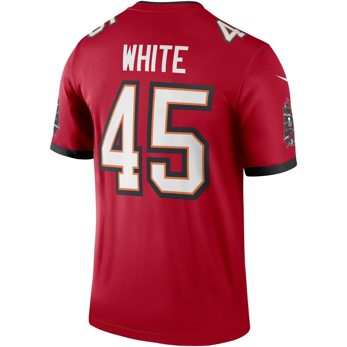 Devin White Tampa Bay Buccaneers Nike Legend Jersey - Red football jersey product view 3