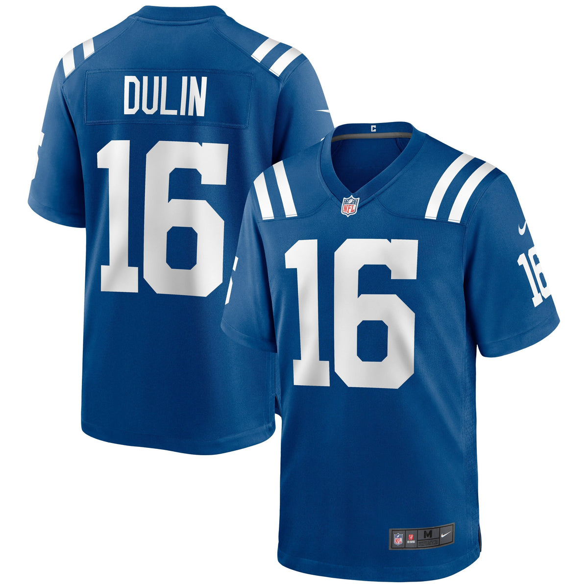 Ashton Dulin Indianapolis Colts Nike Game Jersey - Royal football jersey product view 1