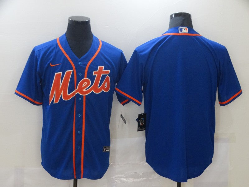 Men's New York Mets Royal Alternate Replica Blank Jersey1 baseball jersey product view 1