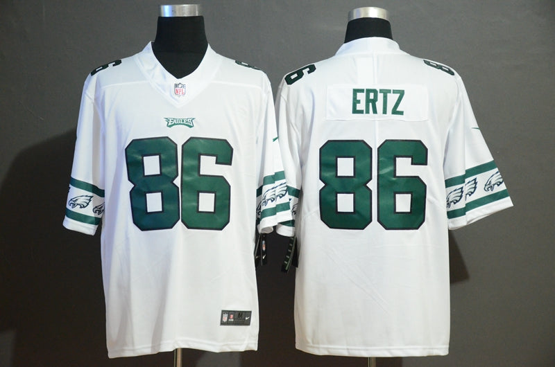 Men's Philadelphia Eagles Zach Ertz #86 White Game Player Jersey1 football jersey product view 1