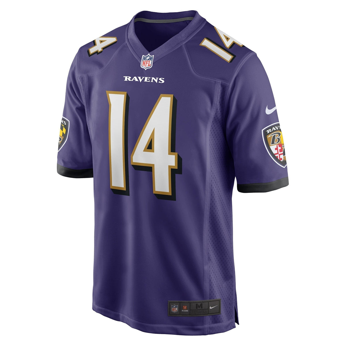 Kyle Hamilton Baltimore Ravens Nike Game Jersey - Purple football jersey product view 2