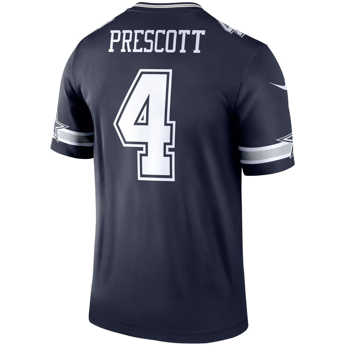 Dak Prescott Dallas Cowboys Nike Legend Jersey - Navy football jersey product view 3