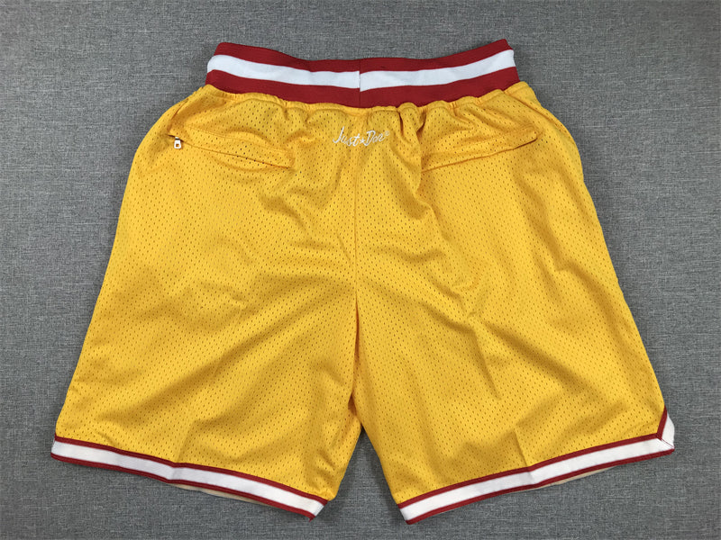 Men's Tampa Bay Buccaneers Yellow Pocket Shorts1 football jersey product view 2
