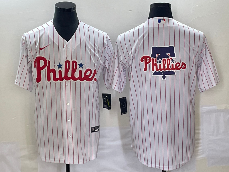 Men's Philadelphia Phillies White Home Replica Team Jersey1 baseball jersey product view 1