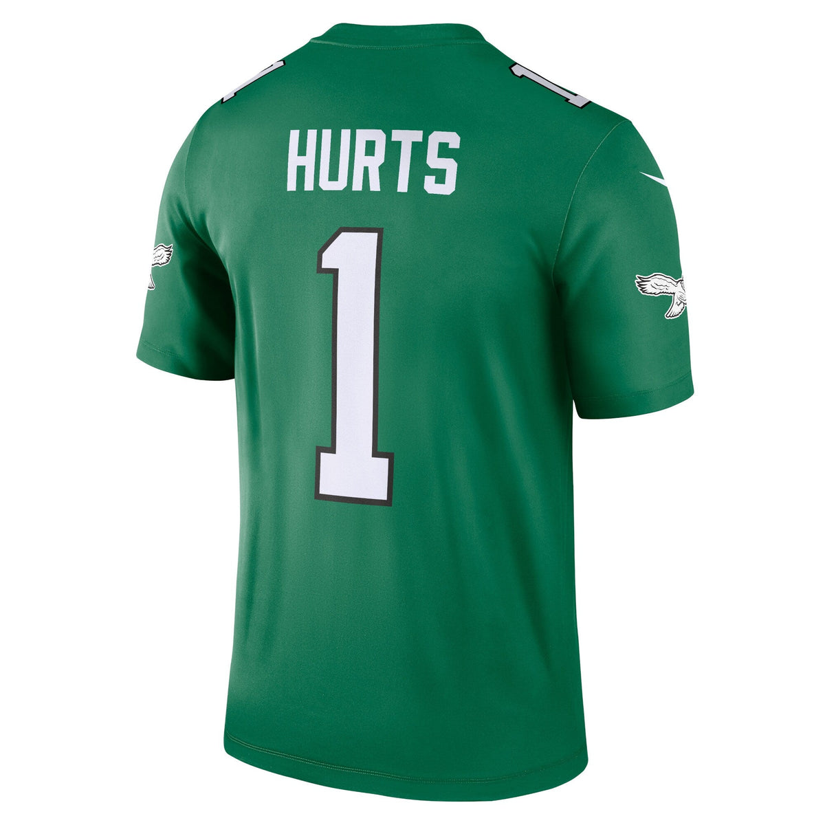 Jalen Hurts Philadelphia Eagles Nike Alternate Legend Jersey - Kelly Green football jersey product view 3