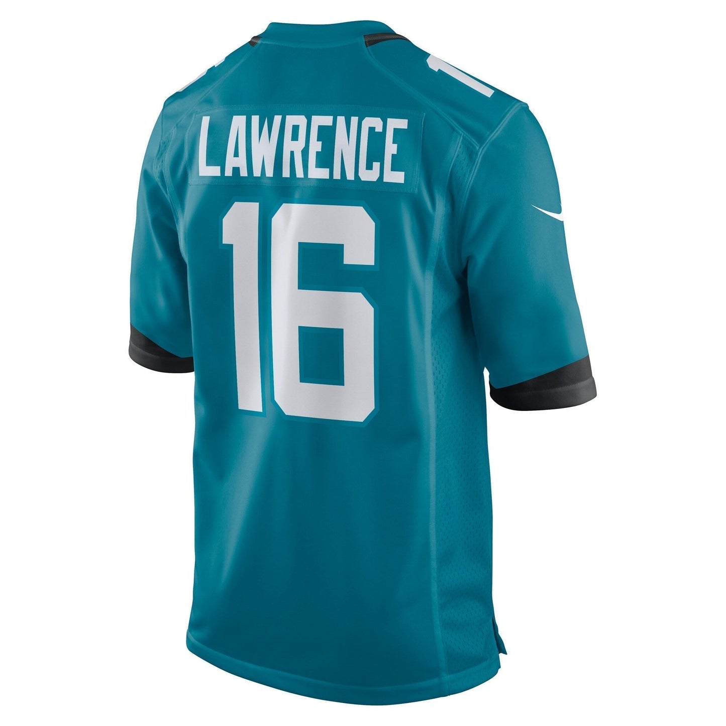 Trevor Lawrence Jacksonville Jaguars Nike Game Jersey - Teal football jersey product view 3