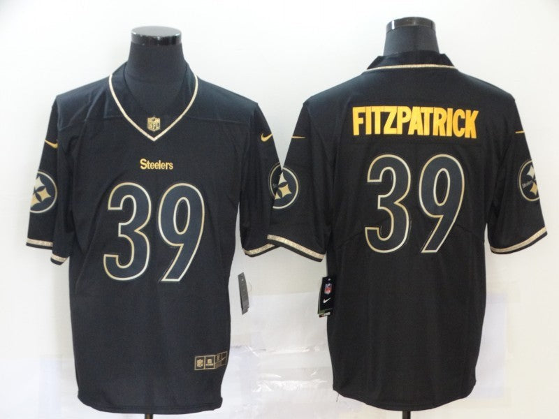 Men's Pittsburgh Steelers Minkah Fitzpatrick #39 Black Player Jersey1 football jersey product view 1