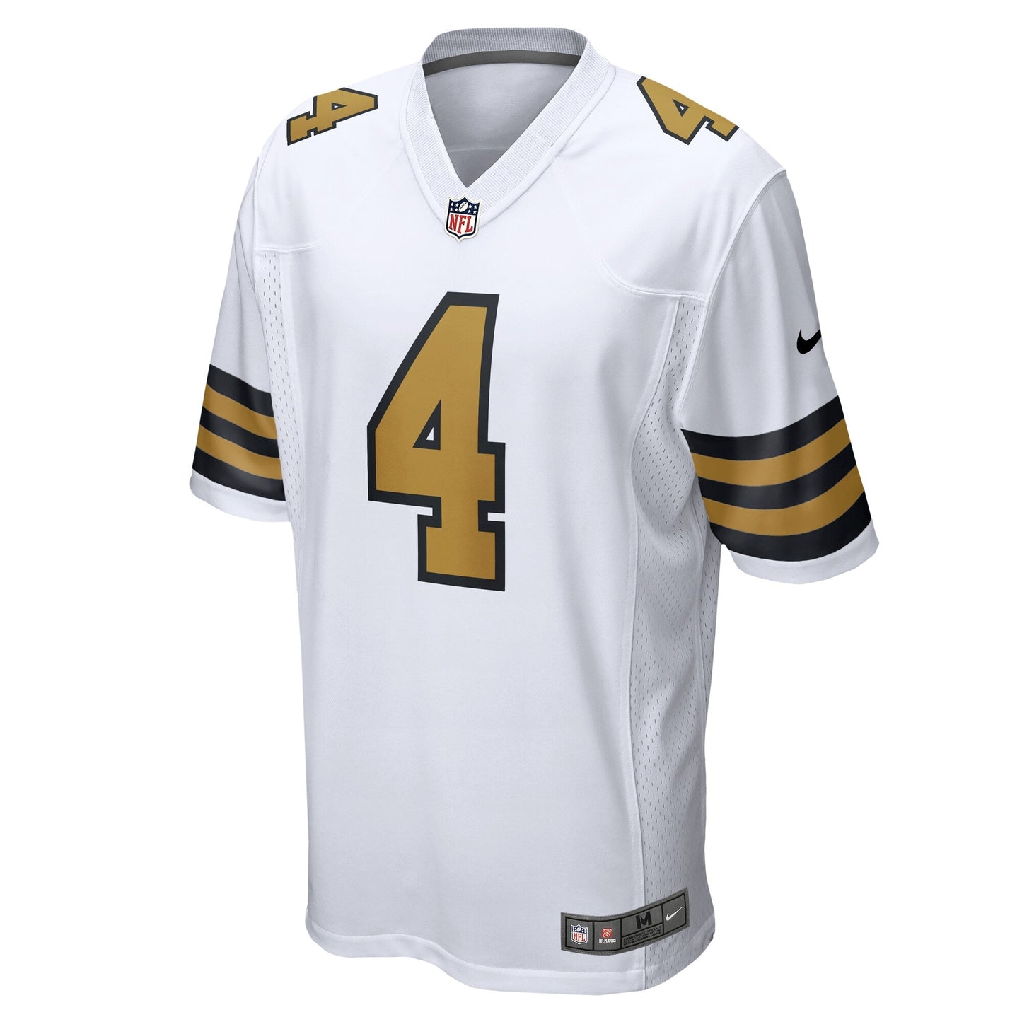 Derek Carr New Orleans Saints Nike Alternate Game Jersey - White football jersey product view 2