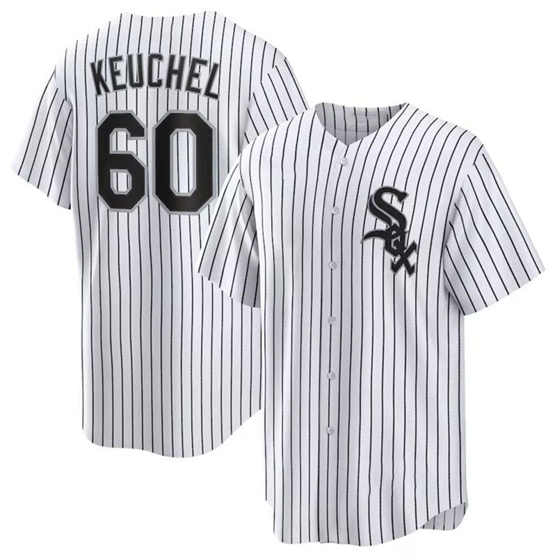 Chicago White Sox #60 Dallas Keuchel White City Connect Replica Player Jersey Baseball Jerseys baseball jersey product view 1