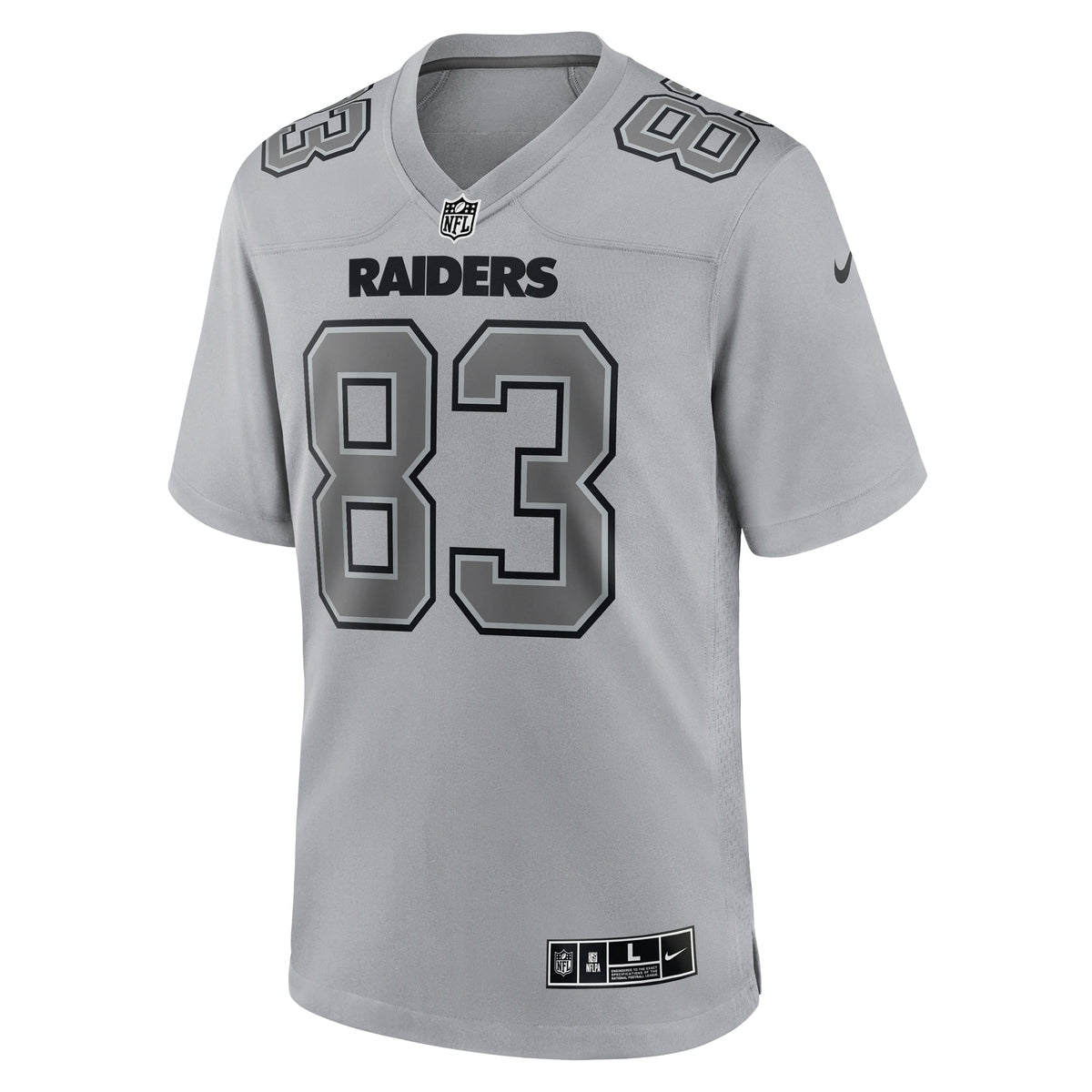 Darren Waller Las Vegas Raiders Nike Atmosphere Fashion Game Jersey - Gray football jersey product view 2