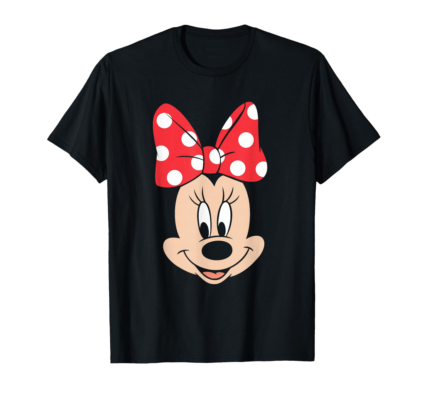 Classic Cartoon Fan Shirt  Polka Dot Bow Big Face Graphic Tee - T-Shirt, Sweatshirt, Hoodie