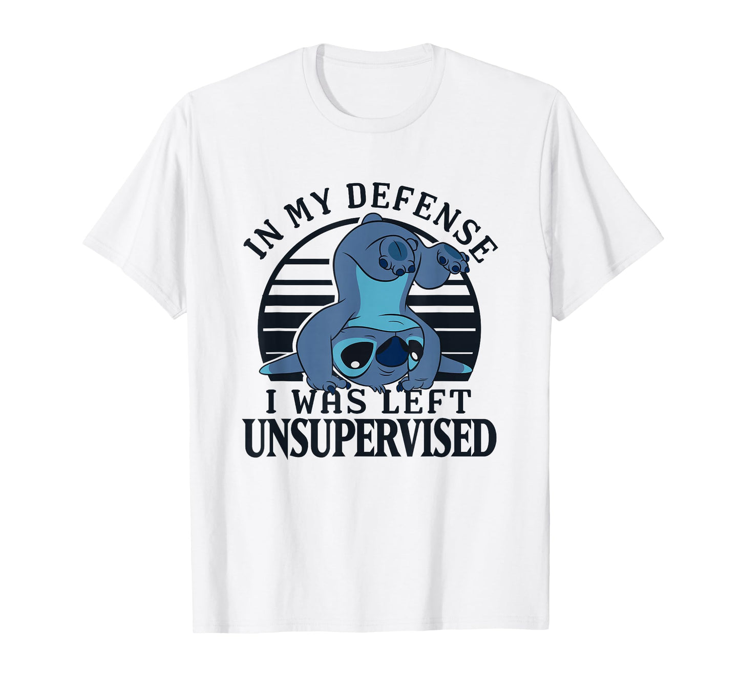 Hawaiian Alien Fan Apparel  Left Unsupervised Retro Stripes Tee - T-Shirt, Sweatshirt, Hoodie