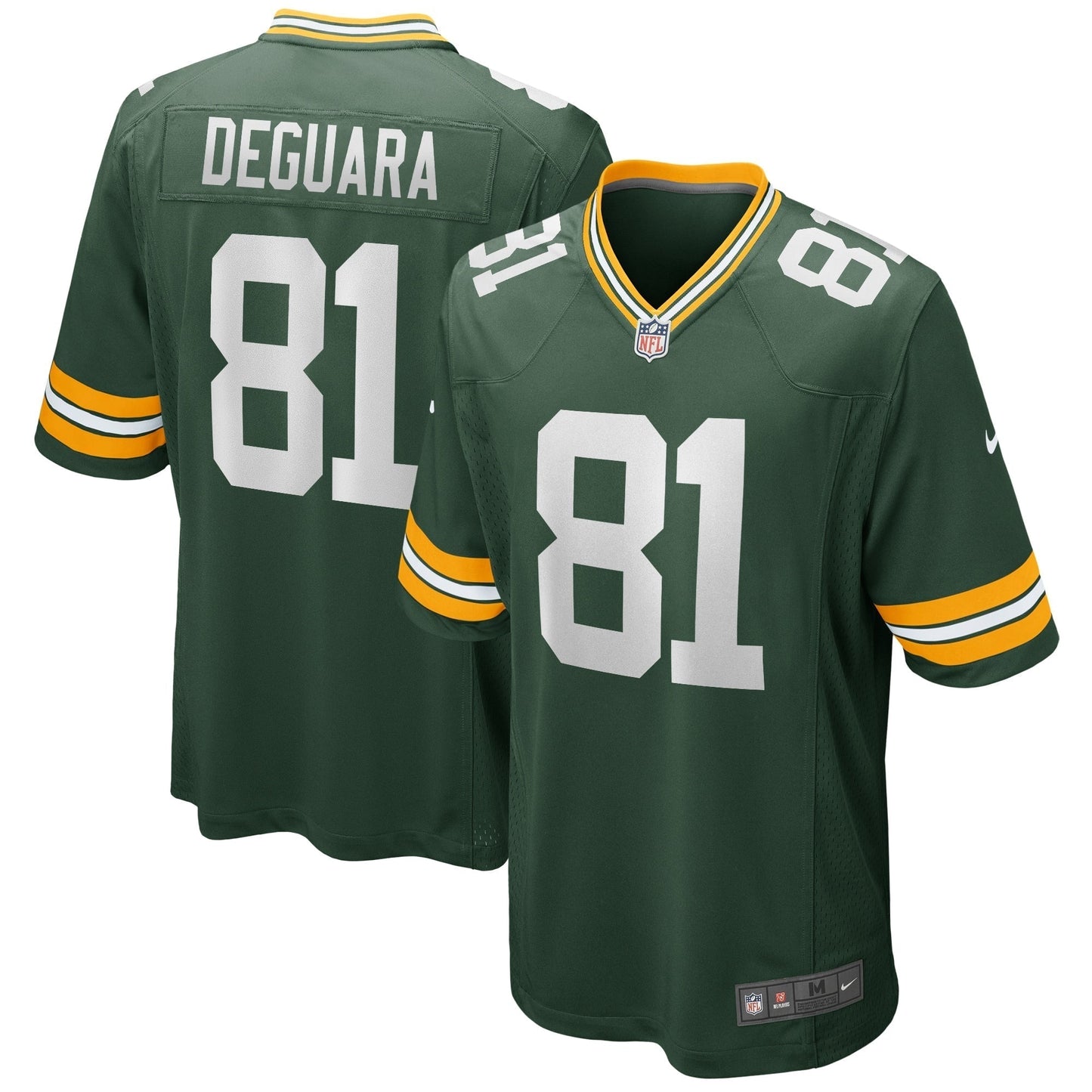 Josiah Deguara Green Bay Packers Nike Game Jersey - Green football jersey product view 1