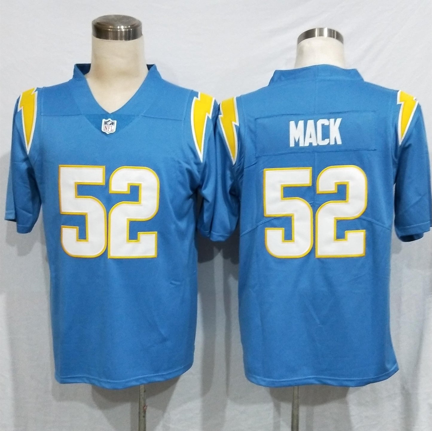 Men's Los Angeles Chargers Khalil Mack #52 Powder Blue Game Jersey1 football jersey product view 1
