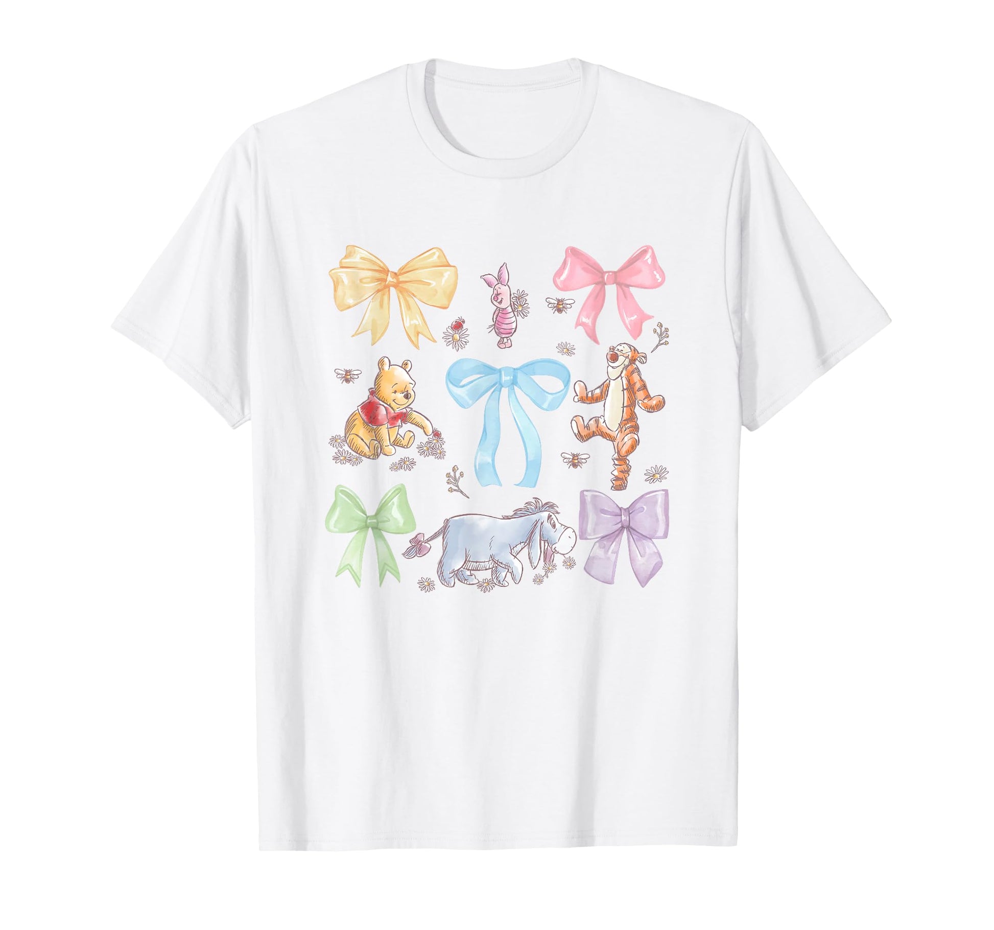 Hundred Acre Fan Apparel  Cute Group Shot Sketch Logo Tee - T-Shirt, Sweatshirt, Hoodie