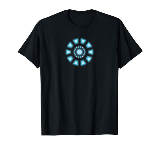 Tech Billionaire Hero Apparel  Glowing Chest Reactor Graphic Tee - T-Shirt, Sweatshirt, Hoodie