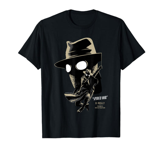 Noir Hero Fan Apparel  Detective Big Face Graphic Tee - T-Shirt, Sweatshirt, Hoodie