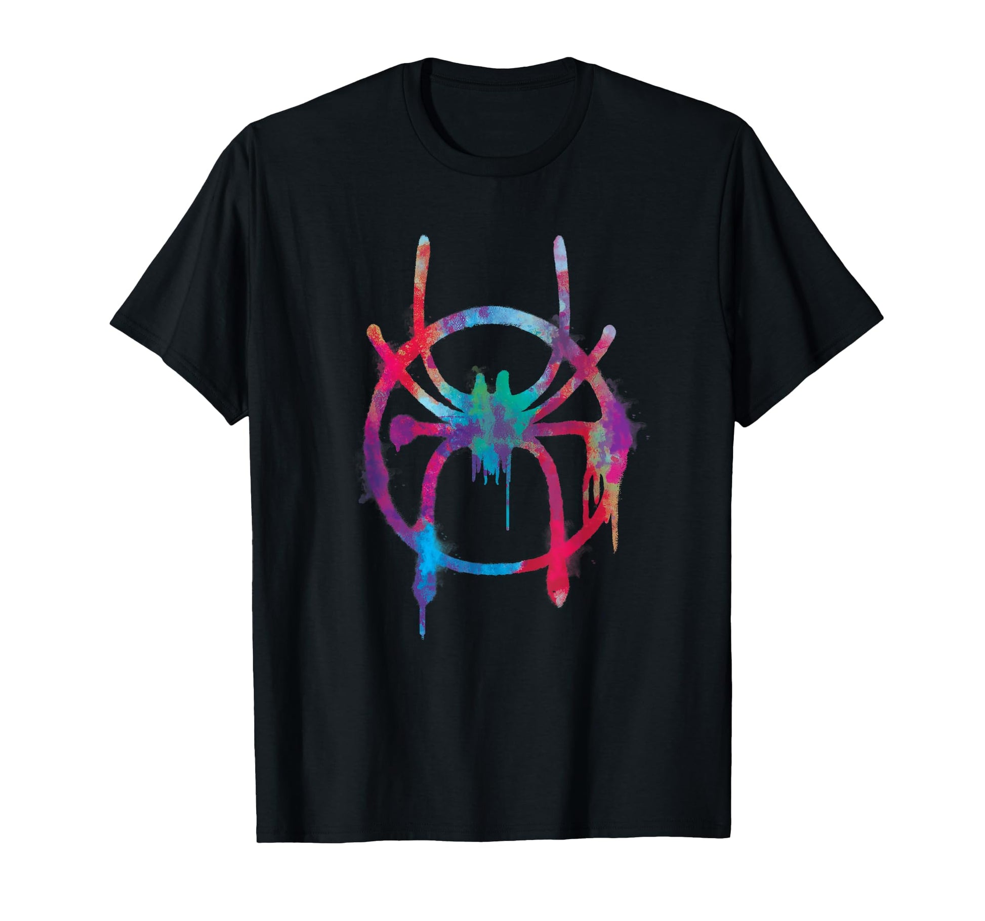 Multiverse Hero Apparel  Rainbow Web Icon Graphic Tee - T-Shirt, Sweatshirt, Hoodie