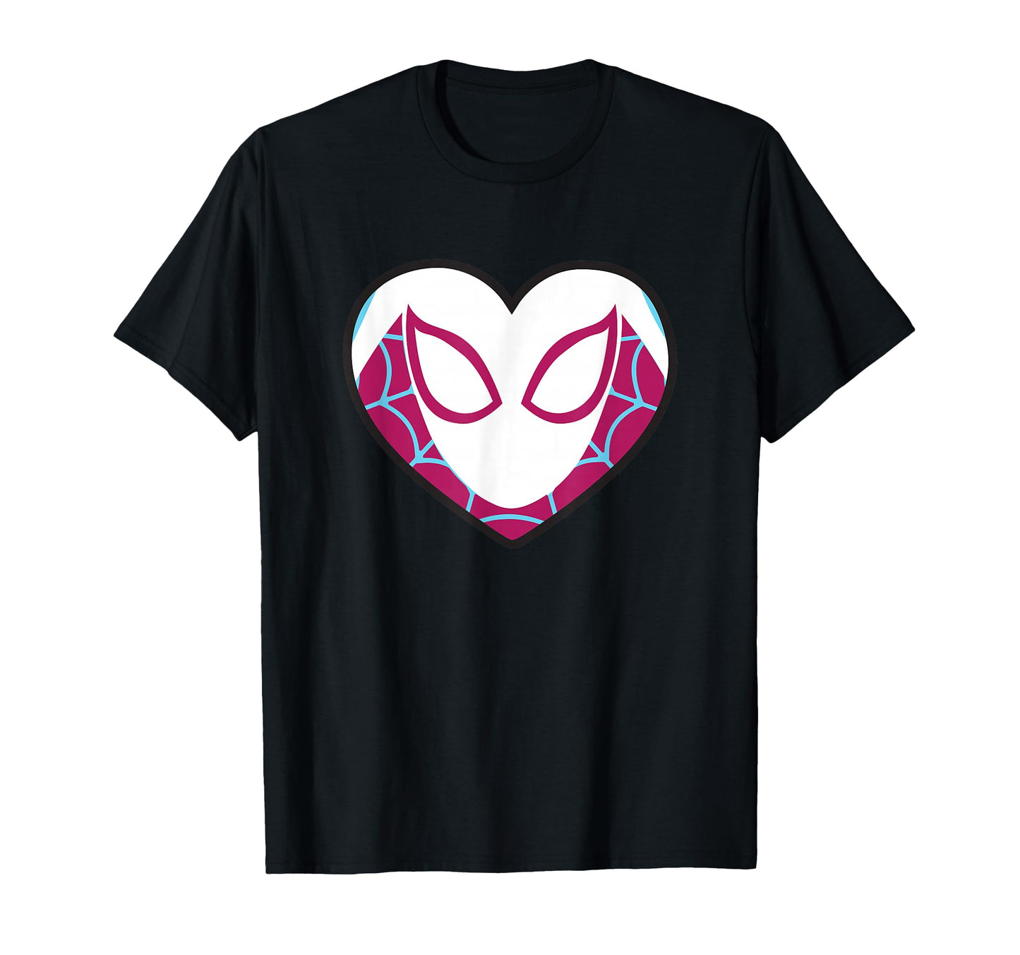 Web Heroine Fan Apparel  Heart Mask Logo Graphic Tee - T-Shirt, Sweatshirt, Hoodie