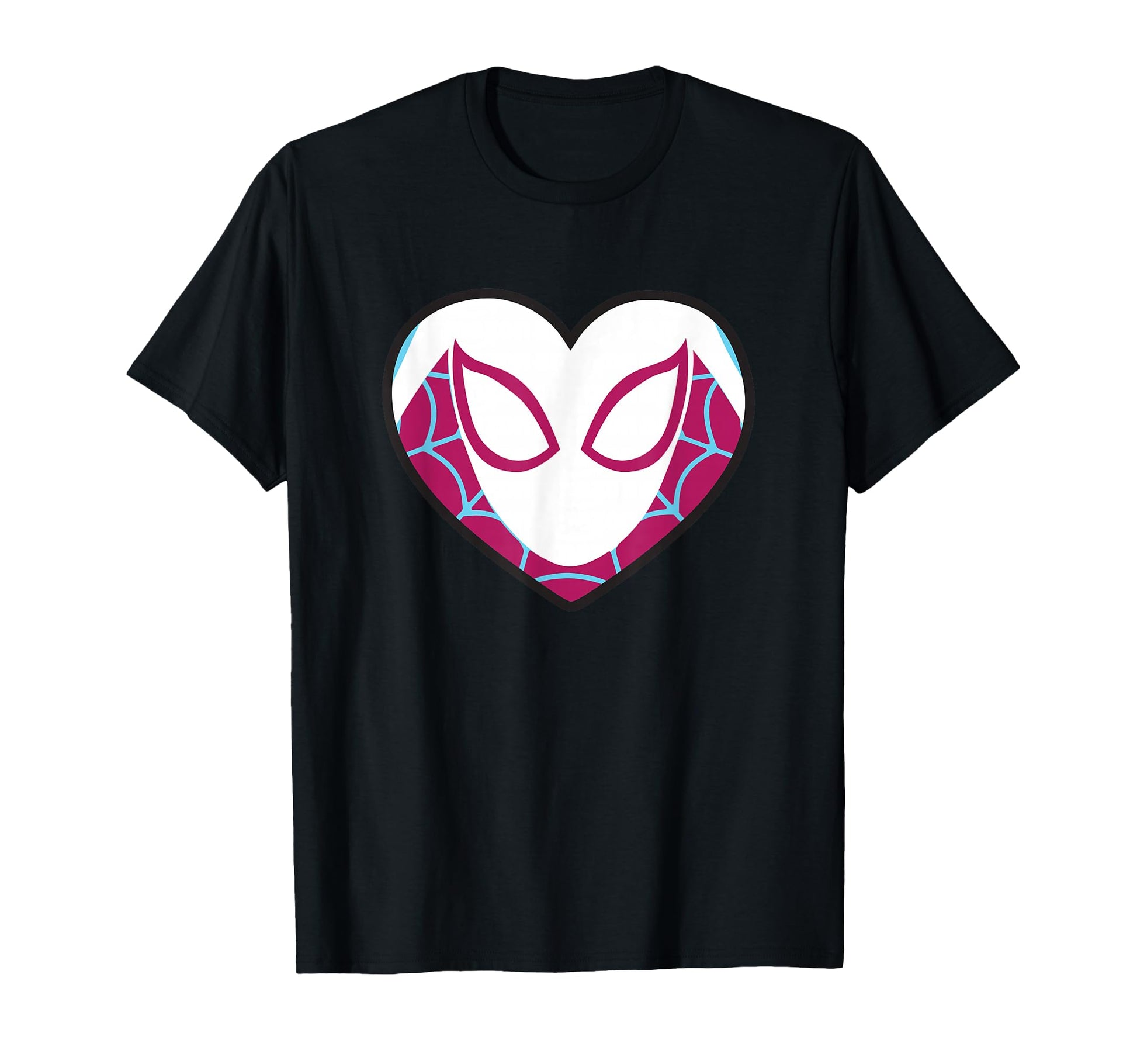 Web Heroine Fan Apparel  Heart Mask Logo Graphic Tee - T-Shirt, Sweatshirt, Hoodie