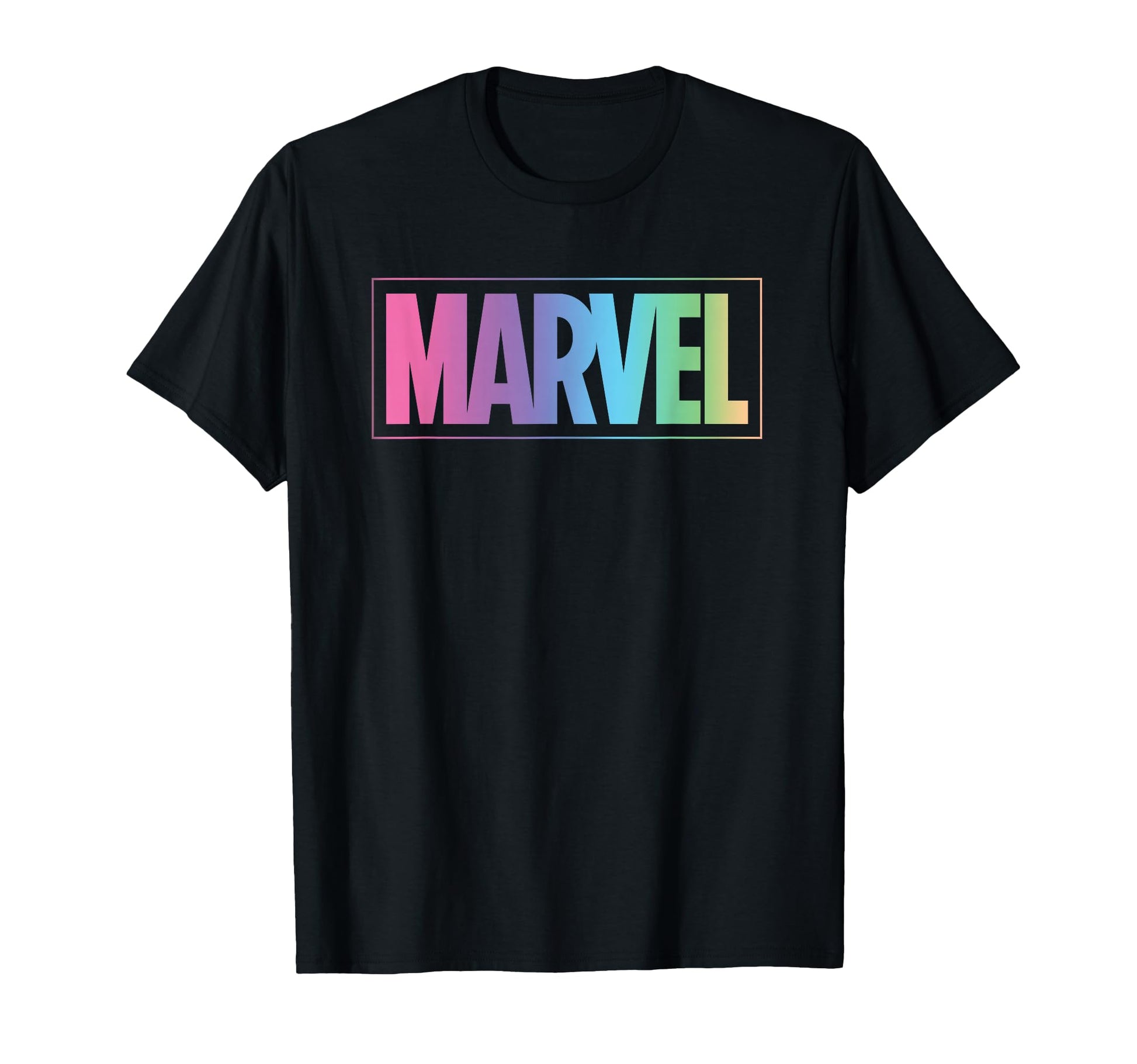 Pride Hero Fan Apparel  Pastel Rainbow Comic Logo Tee - T-Shirt, Sweatshirt, Hoodie