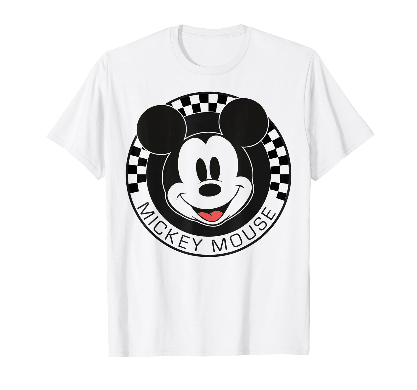 Kids' Cartoon Apparel  Checkerboard Circle Mouse Graphic Tee - T-Shirt, Sweatshirt, Hoodie