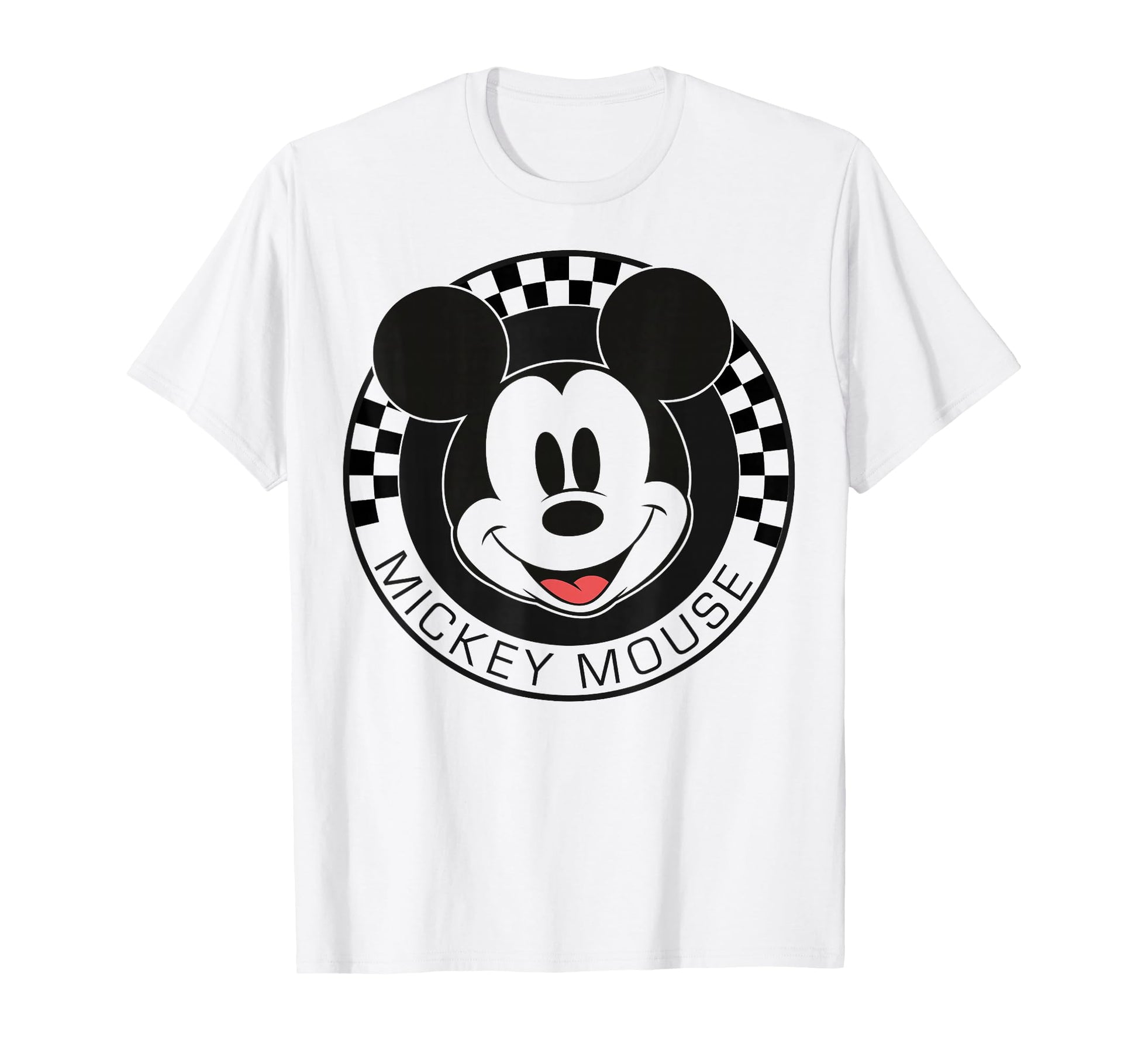 Kids' Cartoon Apparel  Checkerboard Circle Mouse Graphic Tee - T-Shirt, Sweatshirt, Hoodie