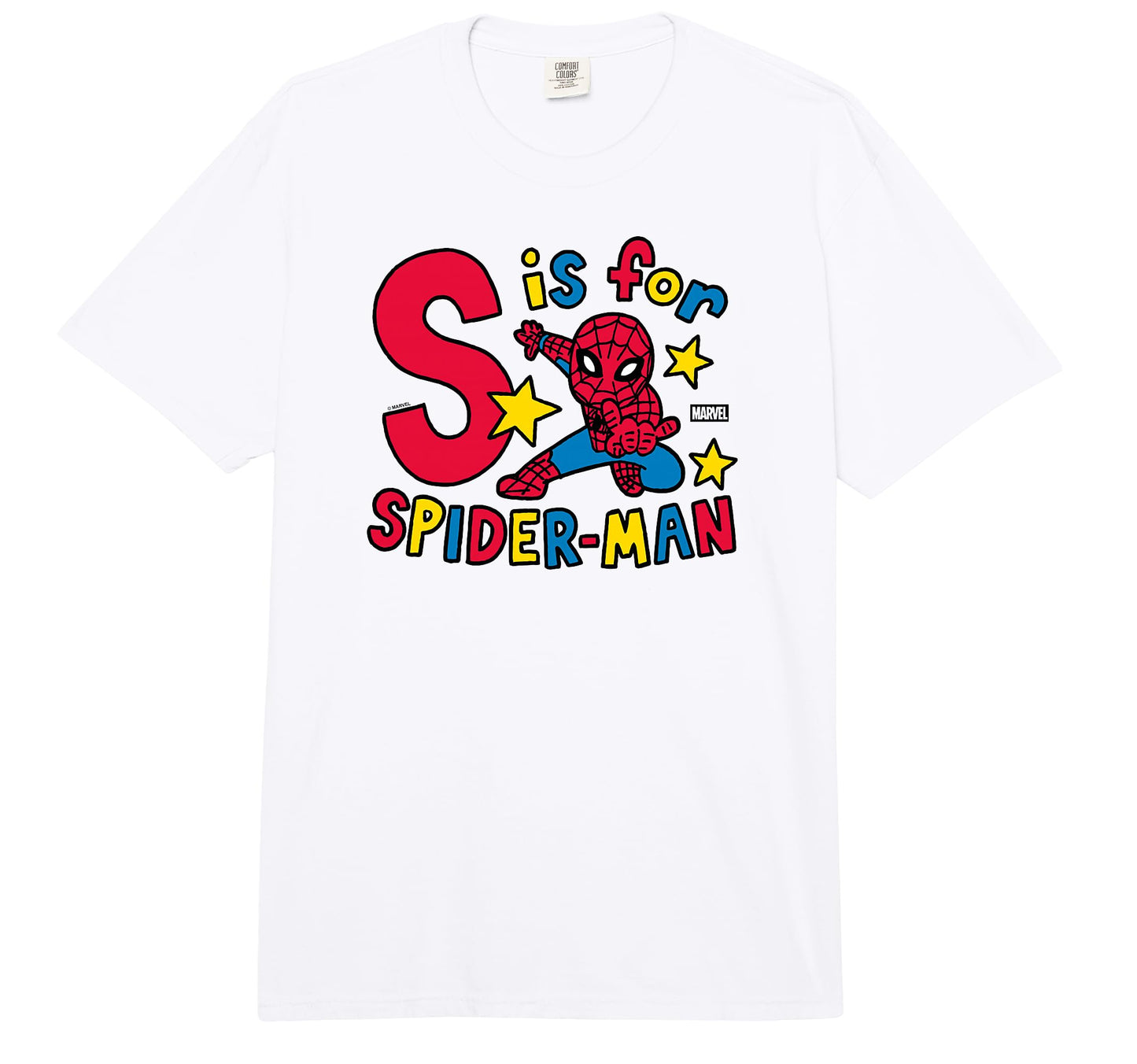 Heavyweight Comfort Tee  S is for City Web Slinger Graphic - T-Shirt, Sweatshirt, Hoodie