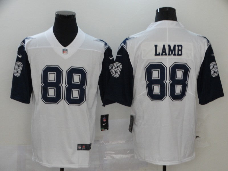 Men's Dallas Cowboys CeeDee Lamb #88 White Game Player Jersey2 football jersey product view 1