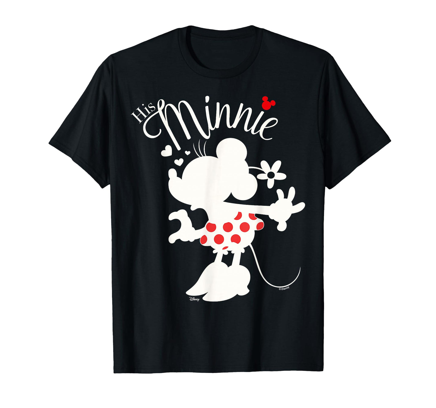 Couples Matching Apparel  Mouse Silhouette Hearts Graphic Tee - T-Shirt, Sweatshirt, Hoodie
