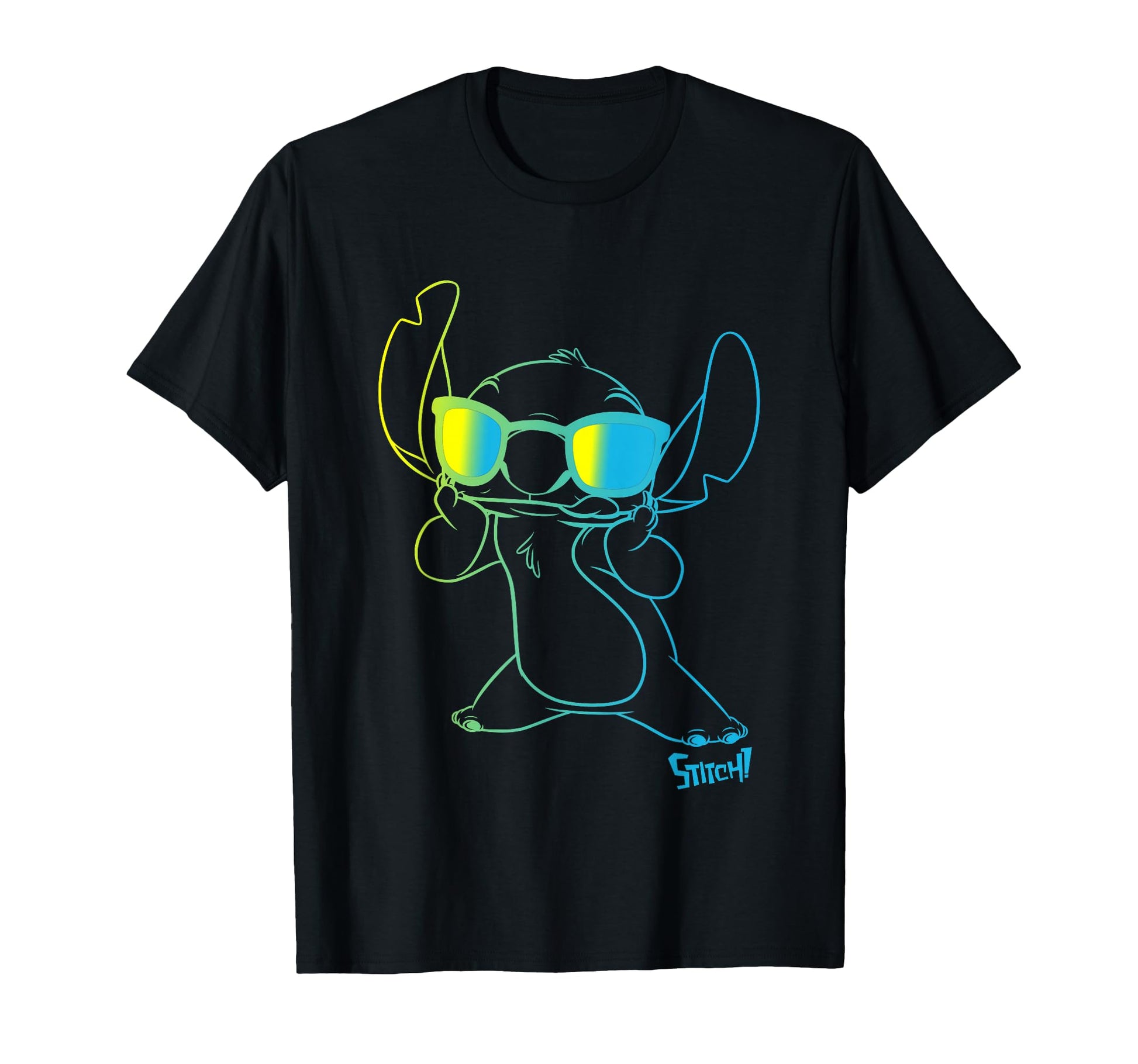 Hawaiian Alien Fan Apparel  Neon Outline Chest Portrait Tee - T-Shirt, Sweatshirt, Hoodie