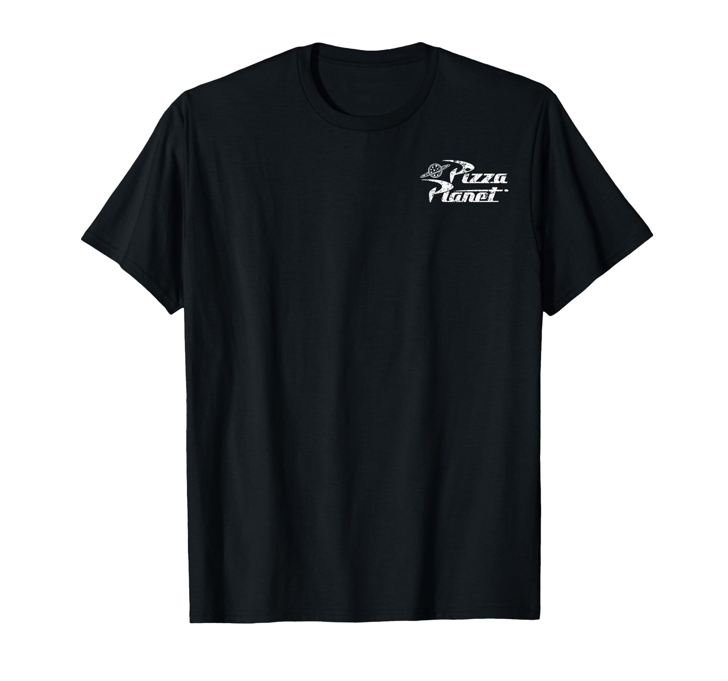 Space Pizza Arcade Shirt  Left Chest Logo Graphic Tee - T-Shirt, Sweatshirt, Hoodie