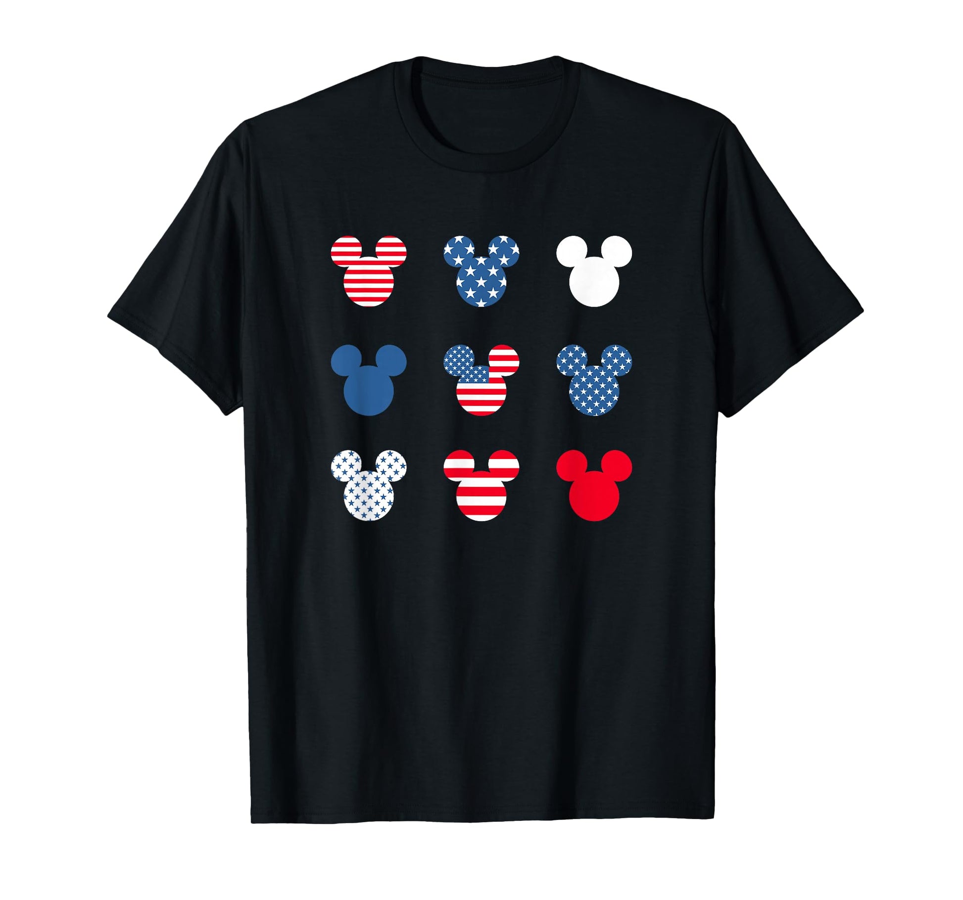 4th of July Squad Apparel  Red White & Blue Ears Graphic Tee - T-Shirt, Sweatshirt, Hoodie