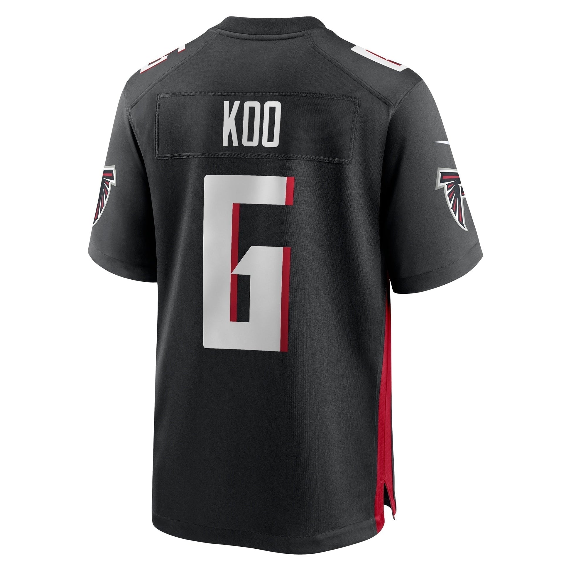 Younghoe Koo Atlanta Falcons Nike Team Game Jersey - Black football jersey product view 3