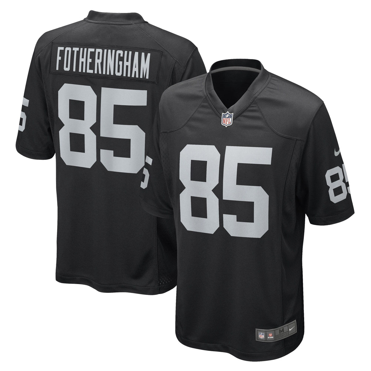 Cole Fotheringham Las Vegas Raiders Nike Game Jersey - Black football jersey product view 1